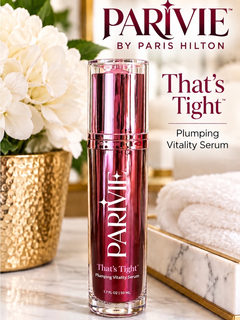✨ NEW PARIVIE by Paris Hilton That’s Tight Plumping Vitality Serum 1.7 oz